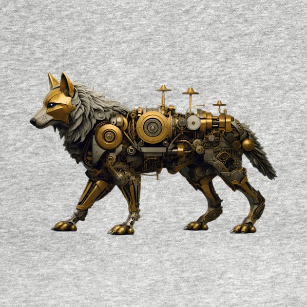 Steampunk Wolf by Radibor78